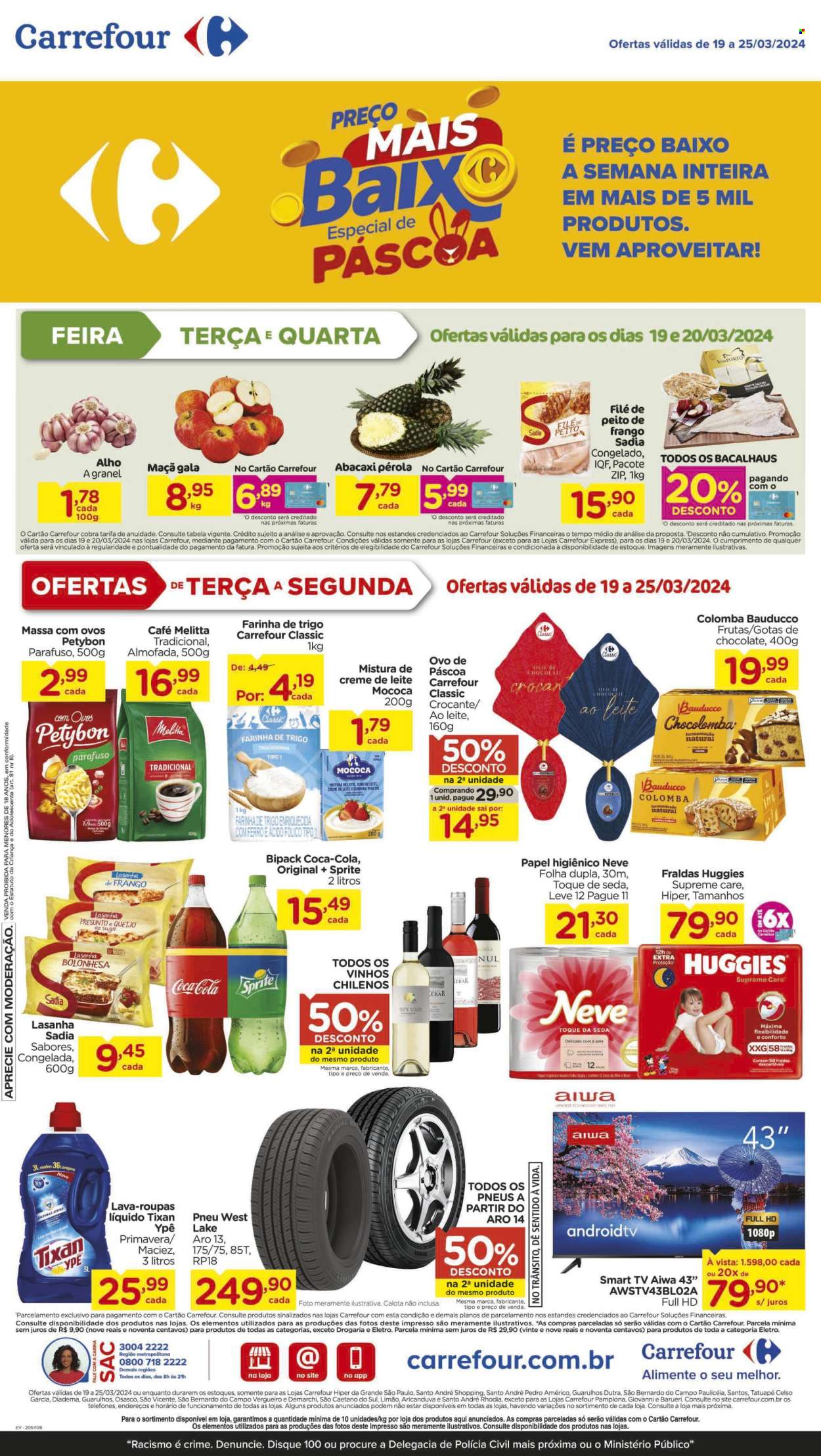 Folheto Carrefour Hiper - 19/03/2024 - 25/03/2024. Página 1