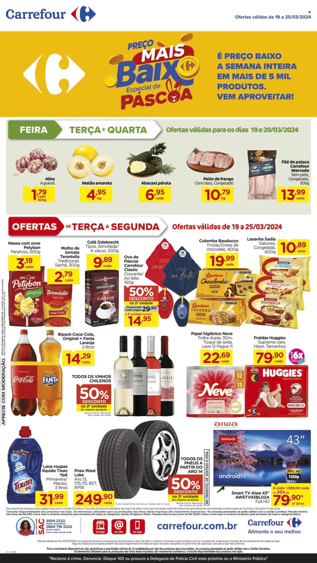 Folheto Carrefour Hiper - 19/03/2024 - 25/03/2024. Página 1