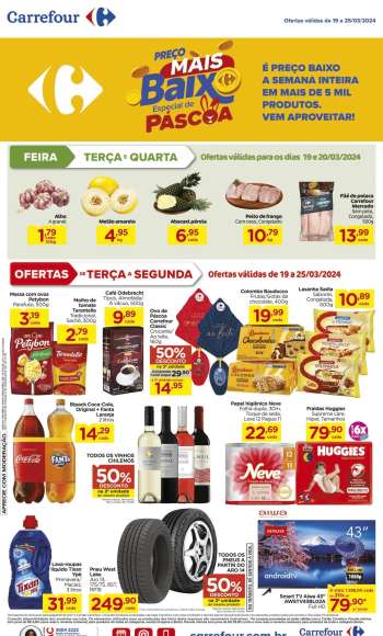 Folheto Carrefour Hiper - 18/03/2024 - 25/03/2024.