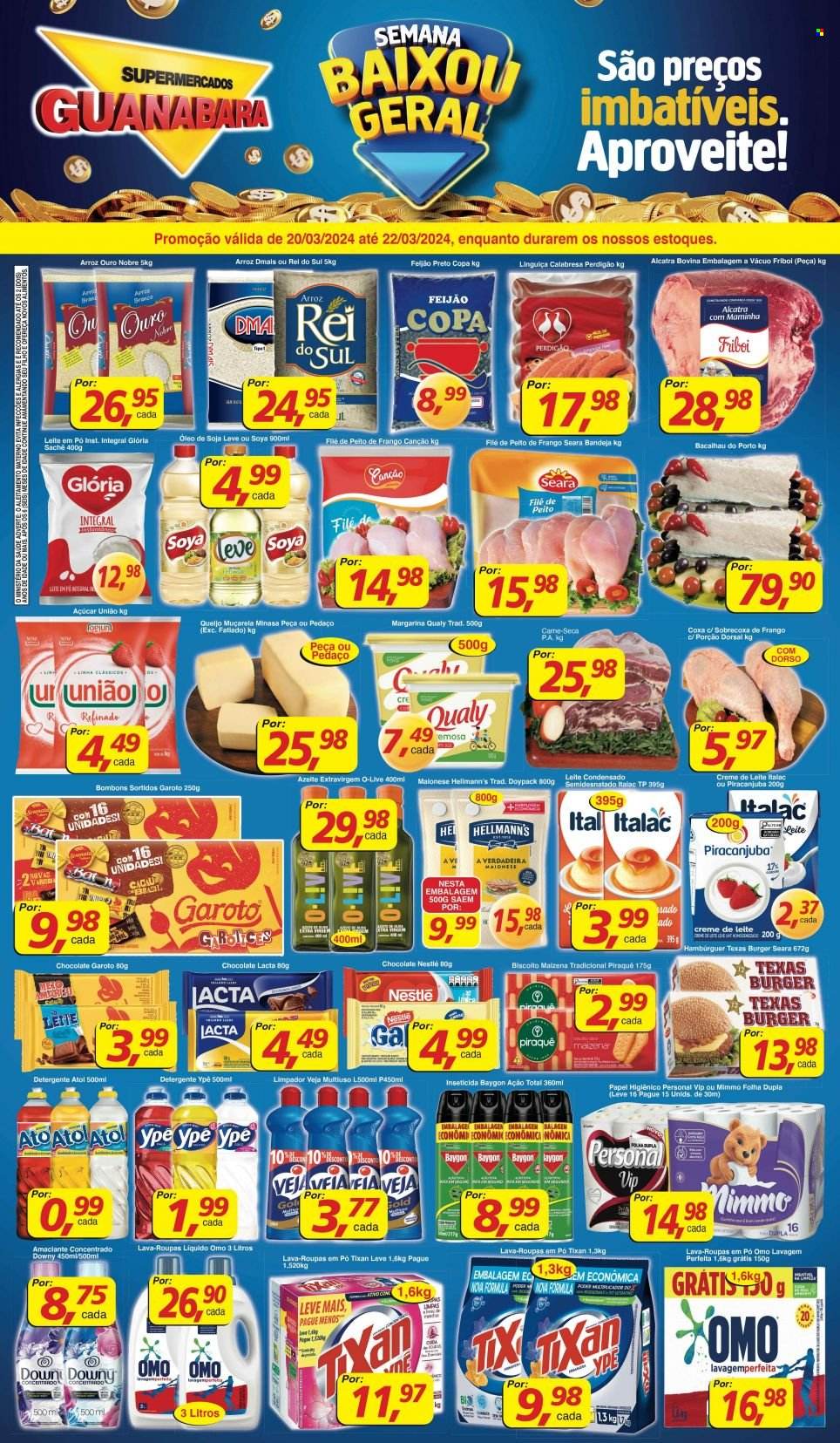 Folheto Supermercados Guanabara - 20/03/2024 - 22/03/2024. Página 12