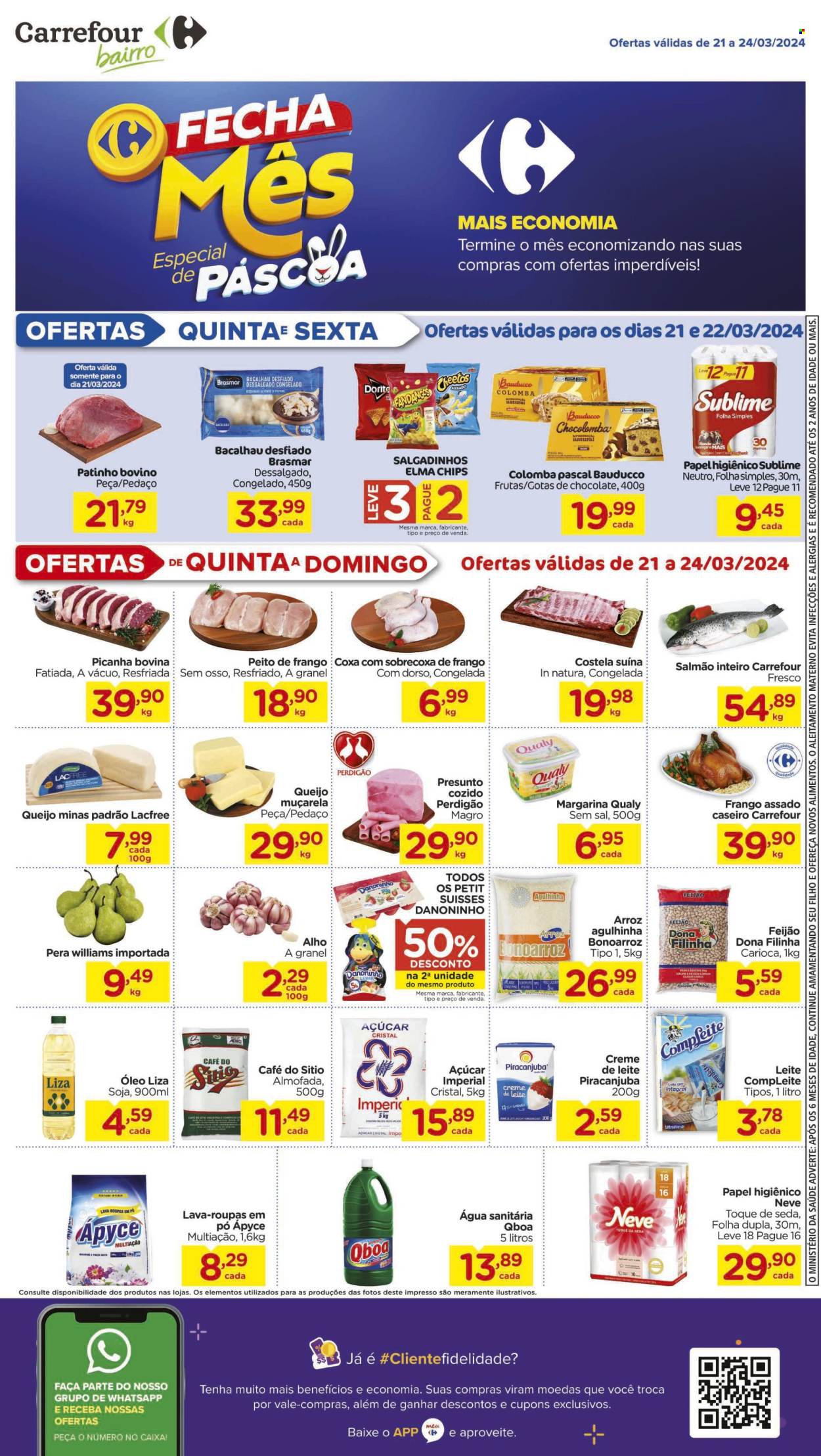 Folheto Carrefour Bairro - 20/03/2024 - 24/03/2024. Página 1