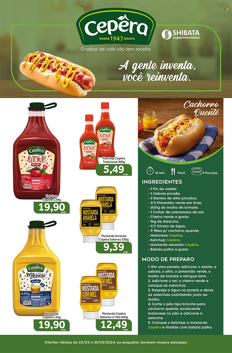 Folheto Shibata Supermercados - 22/03/2024 - 31/03/2024. Página 1