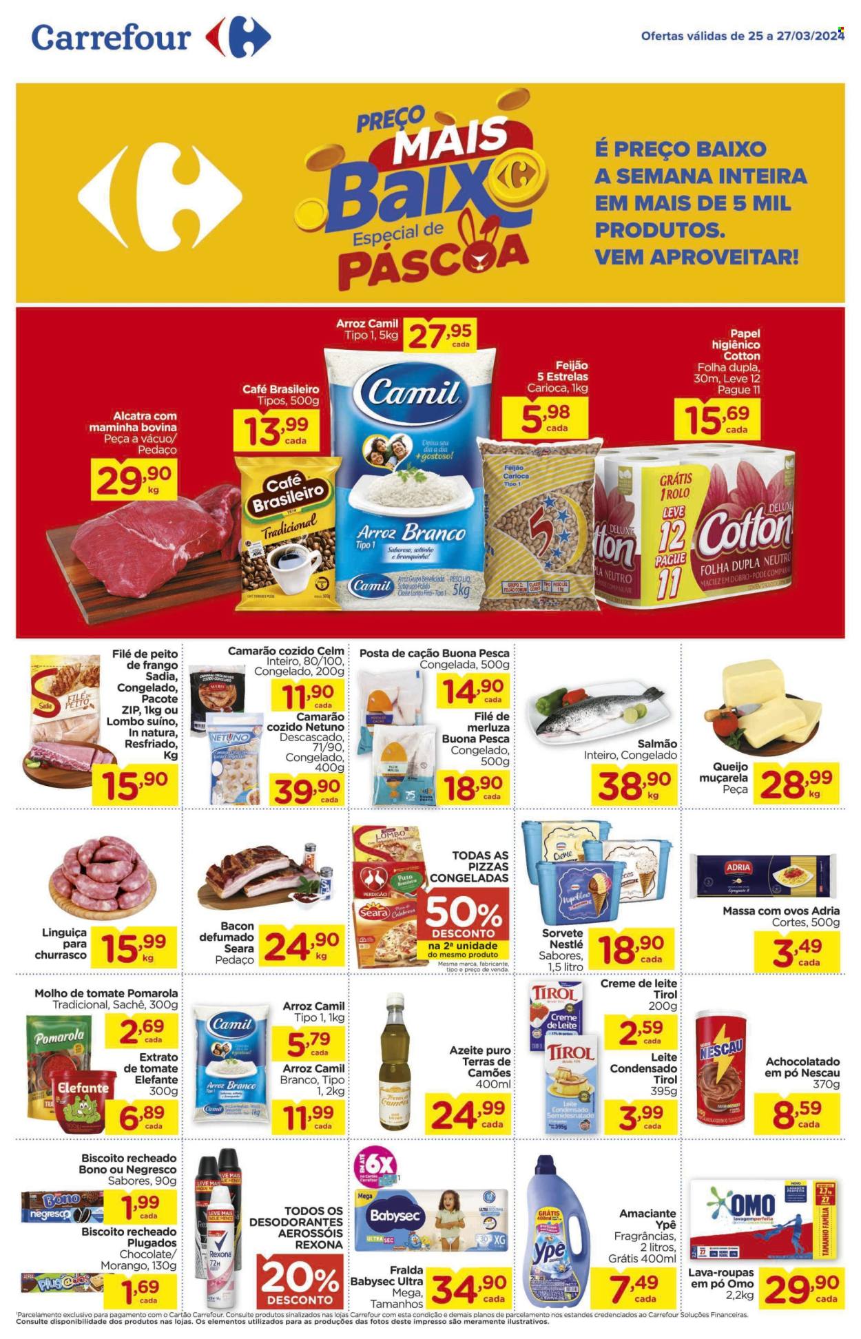 Folheto Carrefour Hiper - 25/03/2024 - 27/03/2024. Página 1