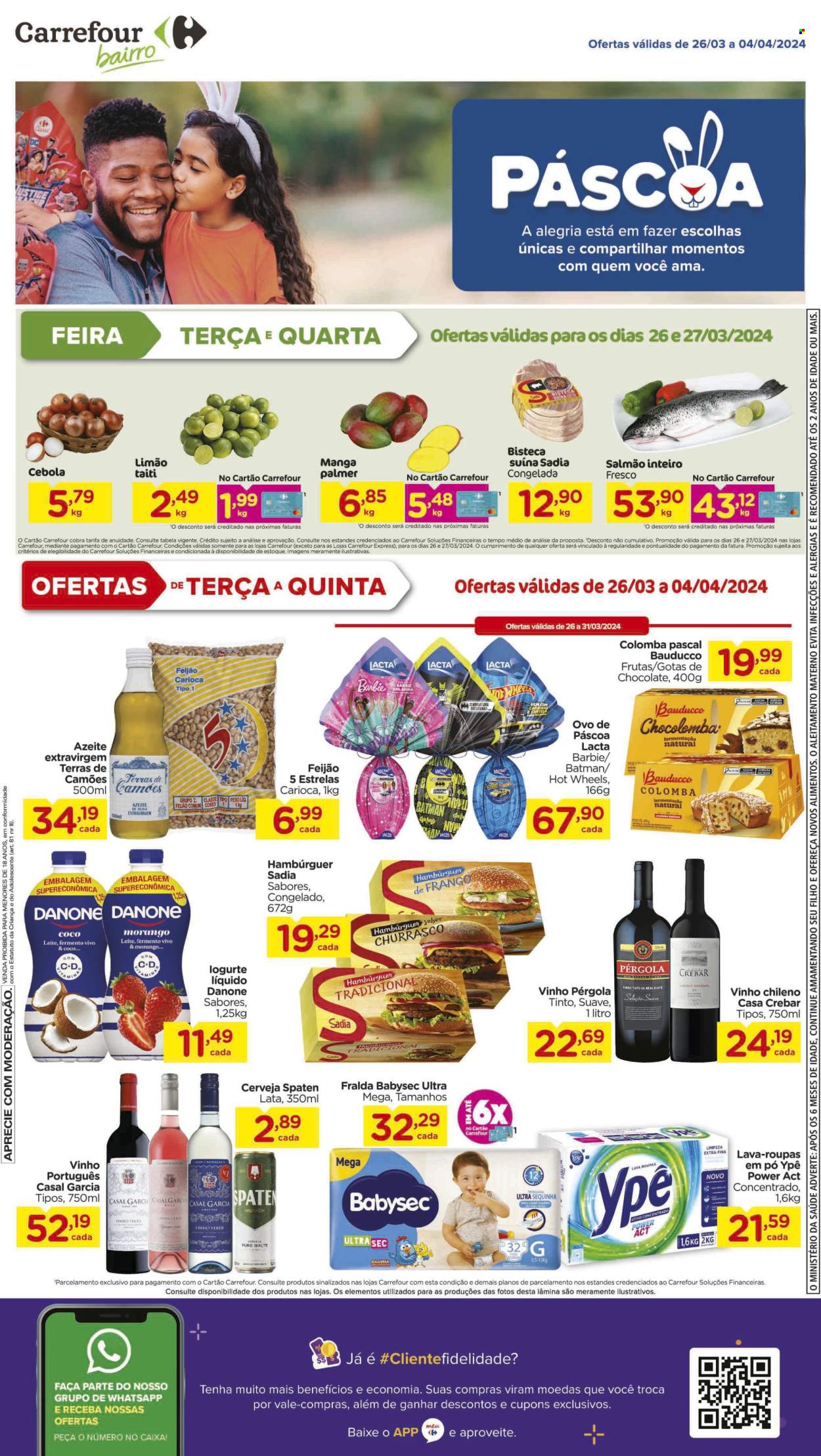 Folheto Carrefour Bairro - 26/03/2024 - 04/04/2024. Página 1