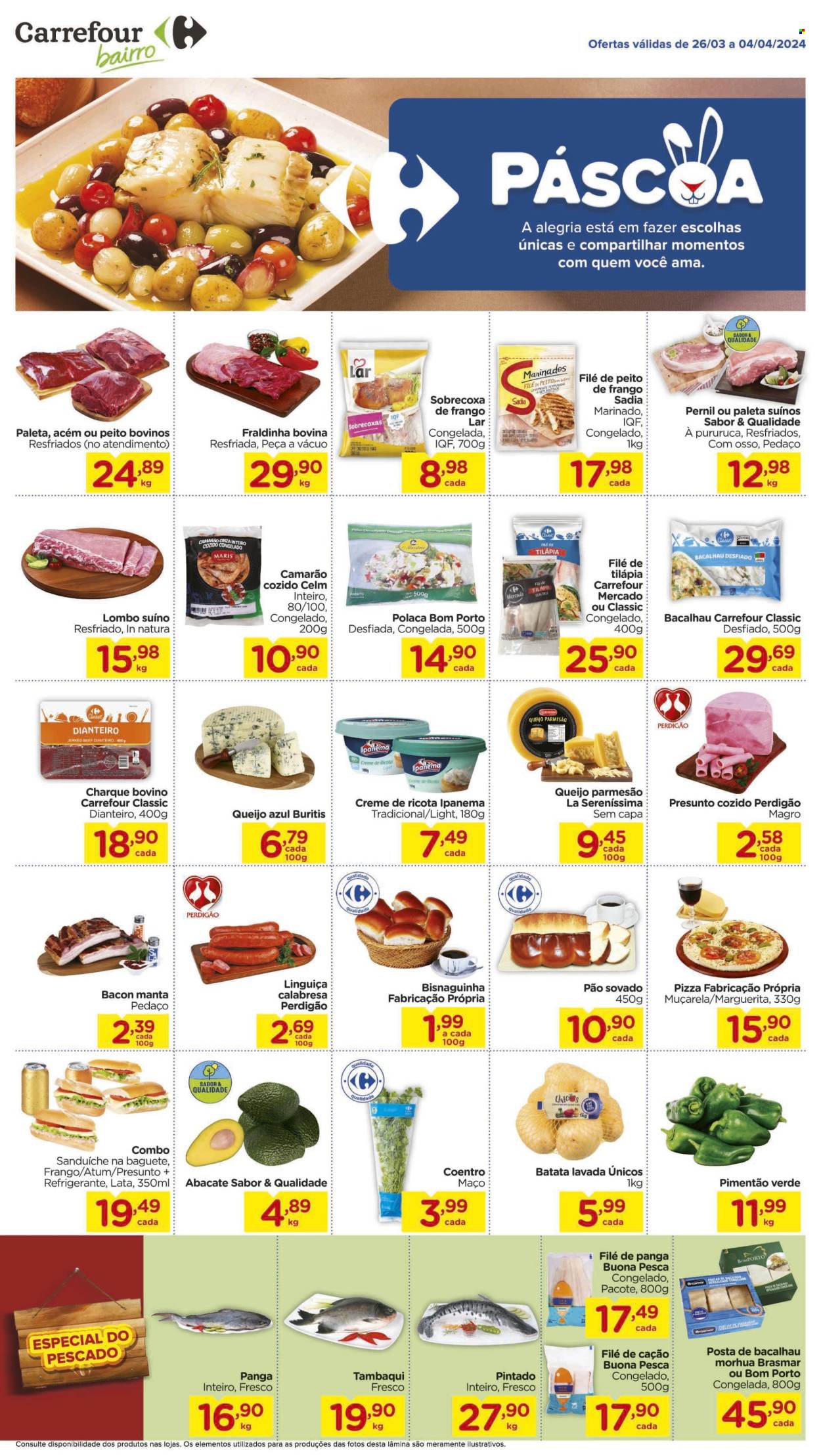 Folheto Carrefour Bairro - 26/03/2024 - 04/04/2024. Página 2