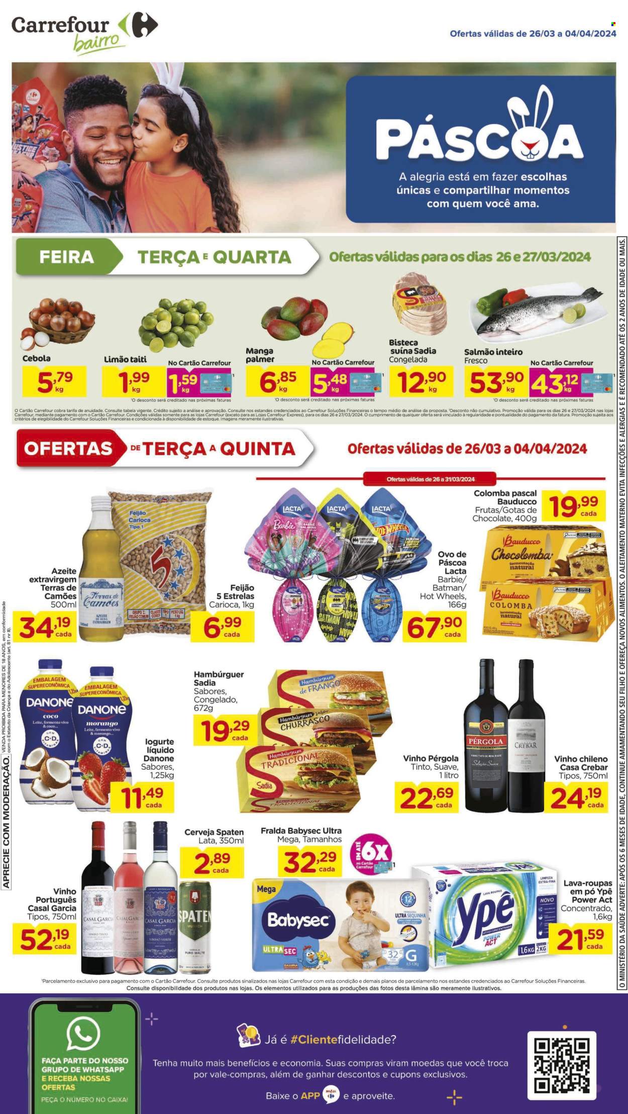 Folheto Carrefour Bairro - 26/03/2024 - 04/04/2024. Página 1
