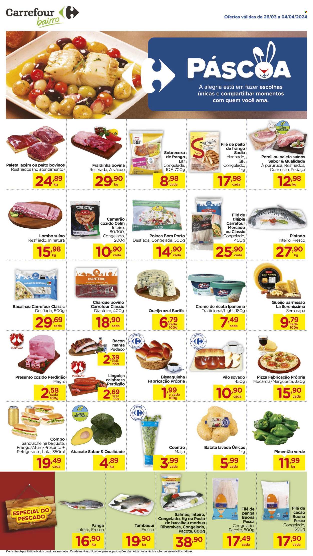 Folheto Carrefour Bairro - 26/03/2024 - 04/04/2024. Página 2