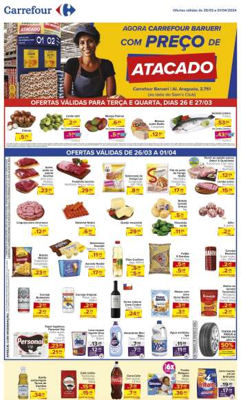 Folheto Carrefour Hiper - 26/03/2024 - 01/04/2024.