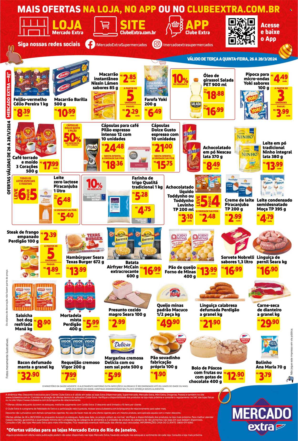 Folheto Mercado Extra - 26/03/2024 - 28/03/2024. Página 2