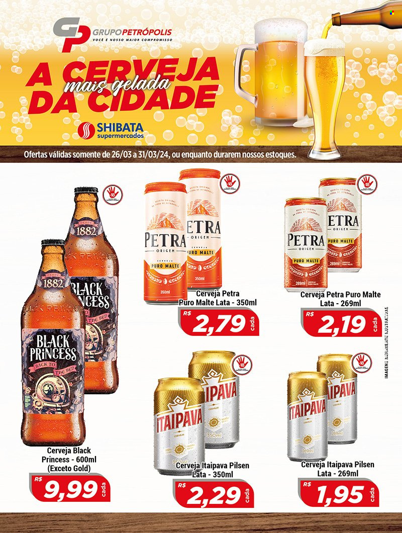 Folheto Shibata Supermercados - 26/03/2024 - 31/03/2024. Página 1