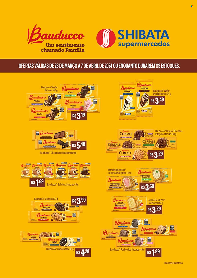 Folheto Shibata Supermercados - 26/03/2024 - 07/04/2024. Página 1