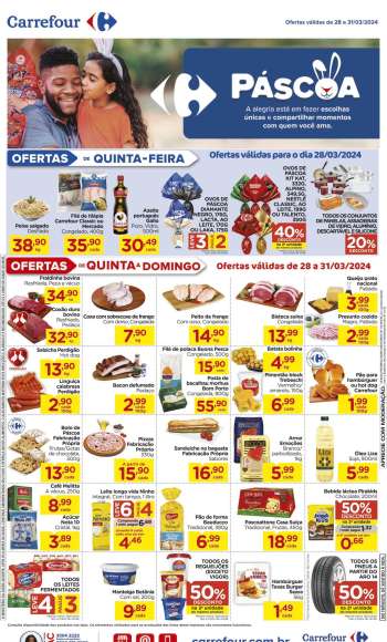 Folheto Carrefour Hiper - 28/03/2024 - 31/03/2024.