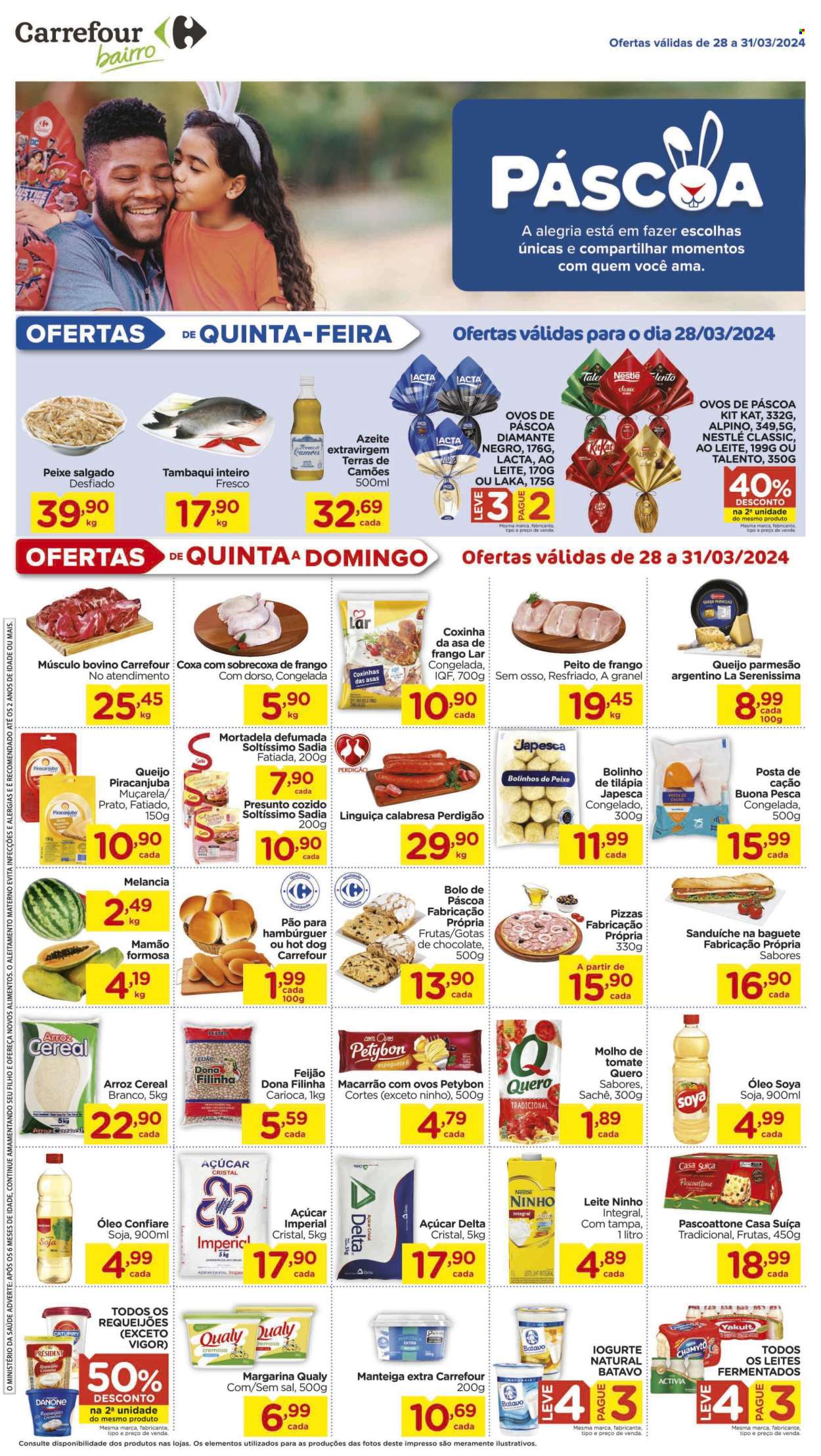 Folheto Carrefour Bairro - 28/03/2024 - 31/03/2024. Página 1