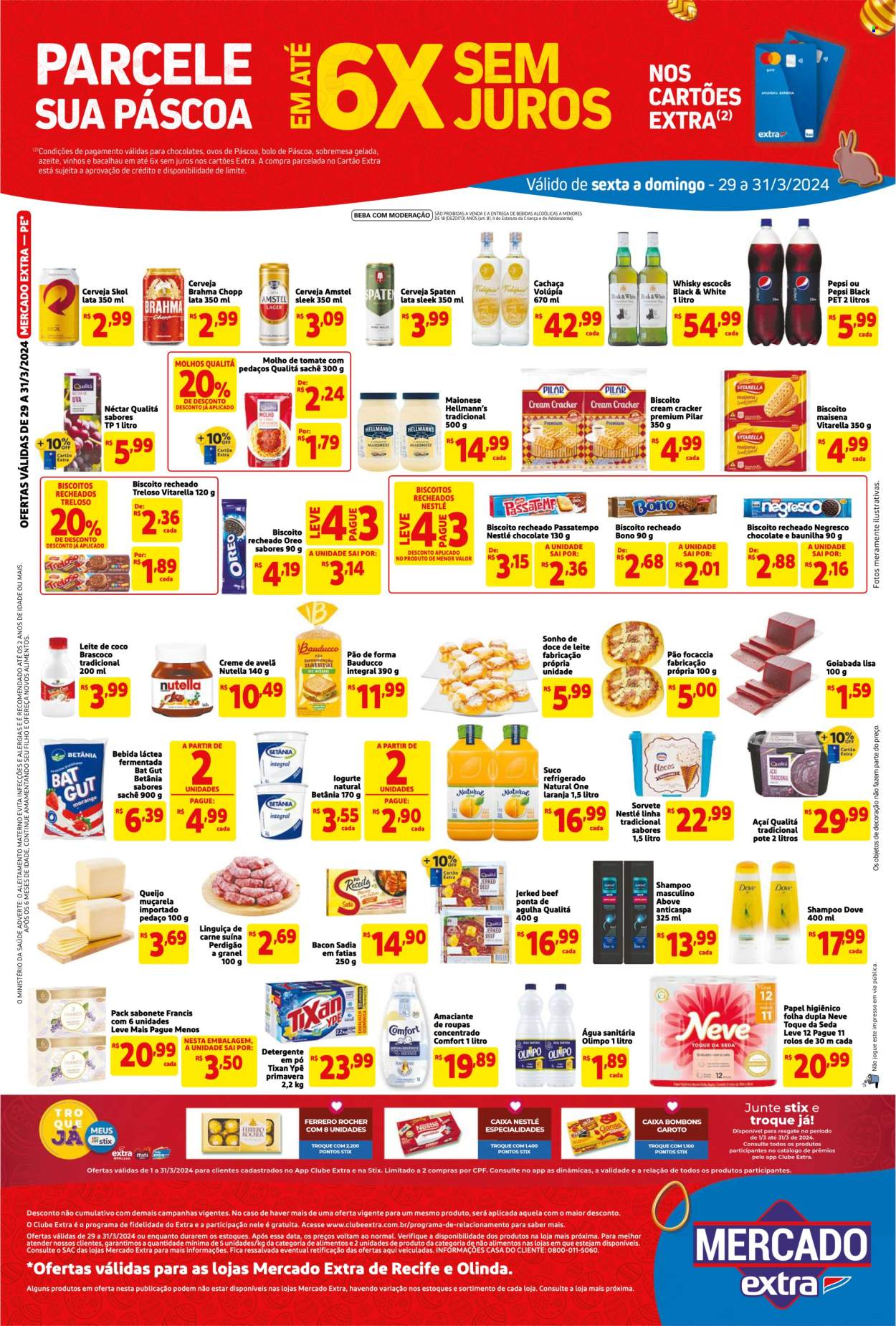 Folheto Mercado Extra - 29/03/2024 - 31/03/2024. Página 2