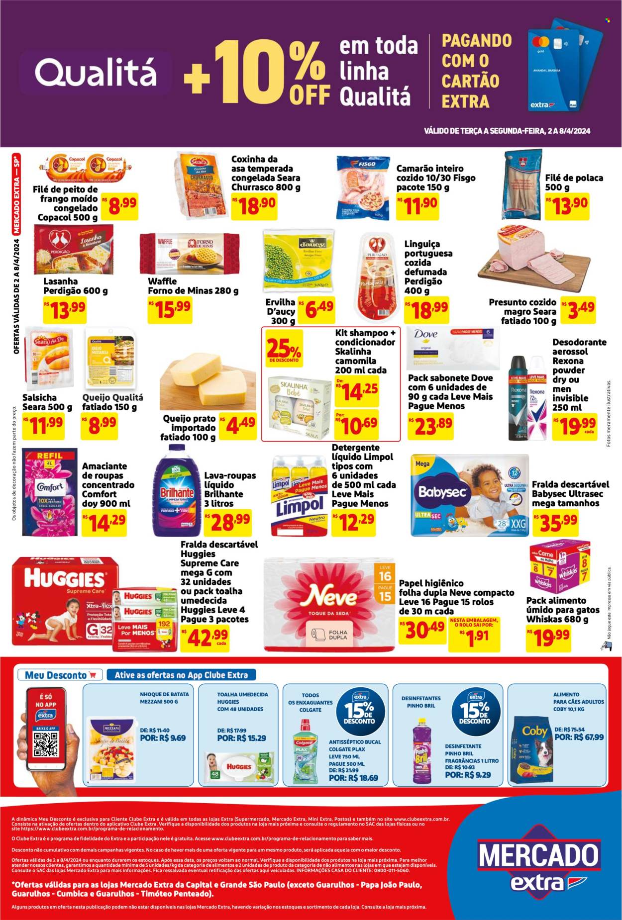 Folheto Mercado Extra - 02/04/2024 - 08/04/2024. Página 2