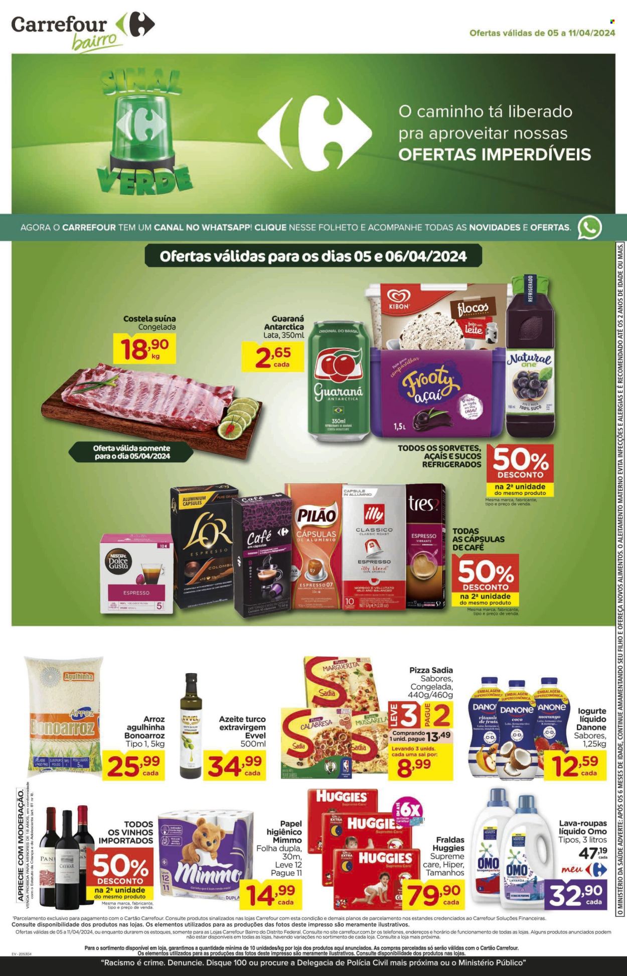 Folheto Carrefour Bairro - 05/04/2024 - 11/04/2024. Página 1