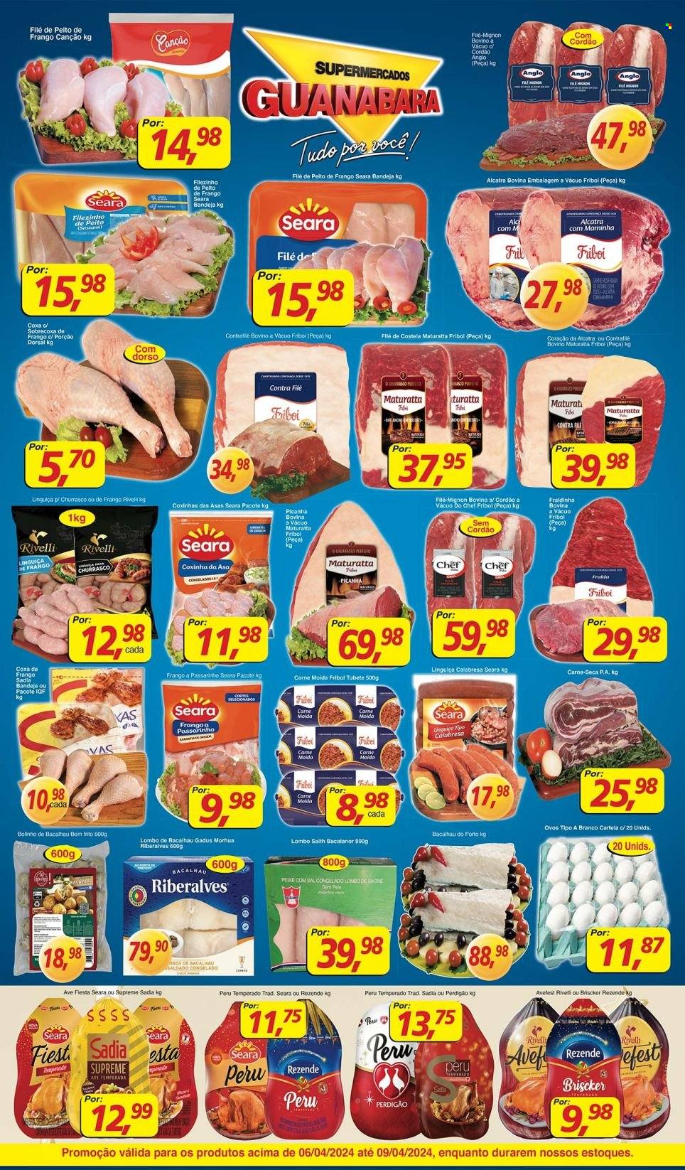 Folheto Supermercados Guanabara - 06/04/2024 - 09/04/2024. Página 5