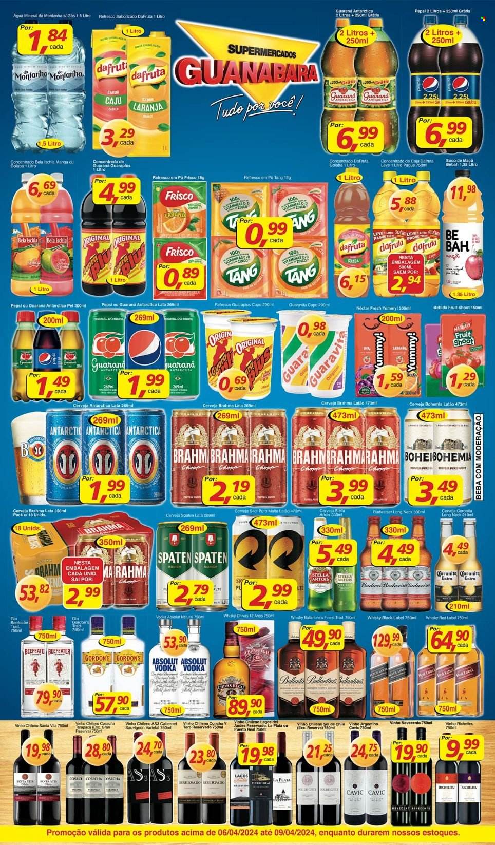 Folheto Supermercados Guanabara - 06/04/2024 - 09/04/2024. Página 6