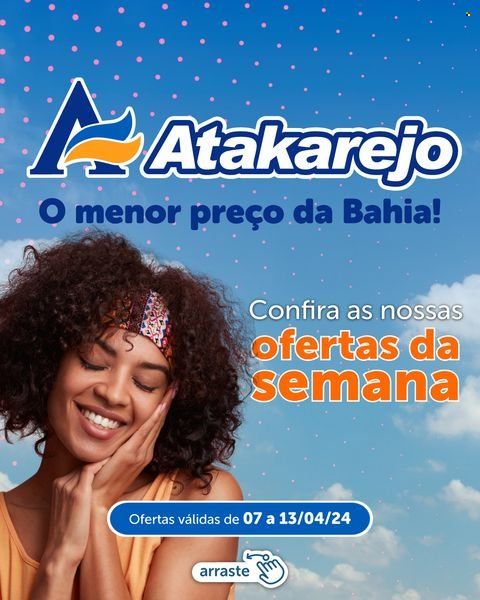 Folheto Atakadão Atakarejo - 07/04/2024 - 13/04/2024. Página 1