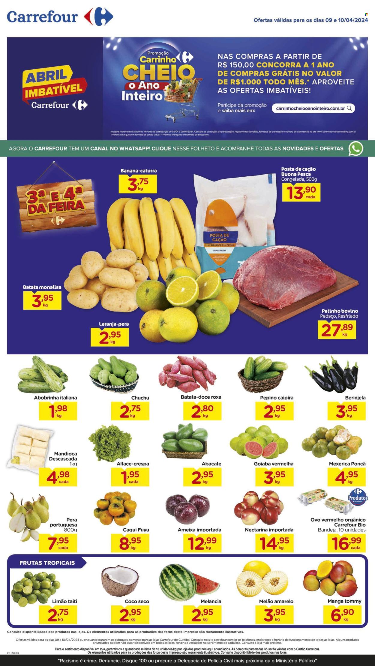 Folheto Carrefour Hiper - 09/04/2024 - 10/04/2024. Página 1