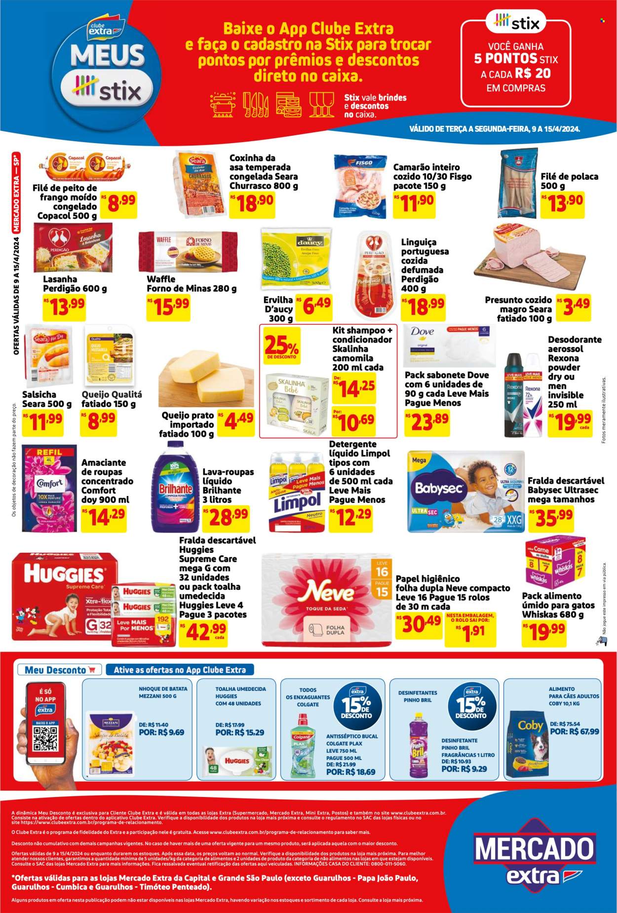 Folheto Mercado Extra - 09/04/2024 - 15/04/2024. Página 2