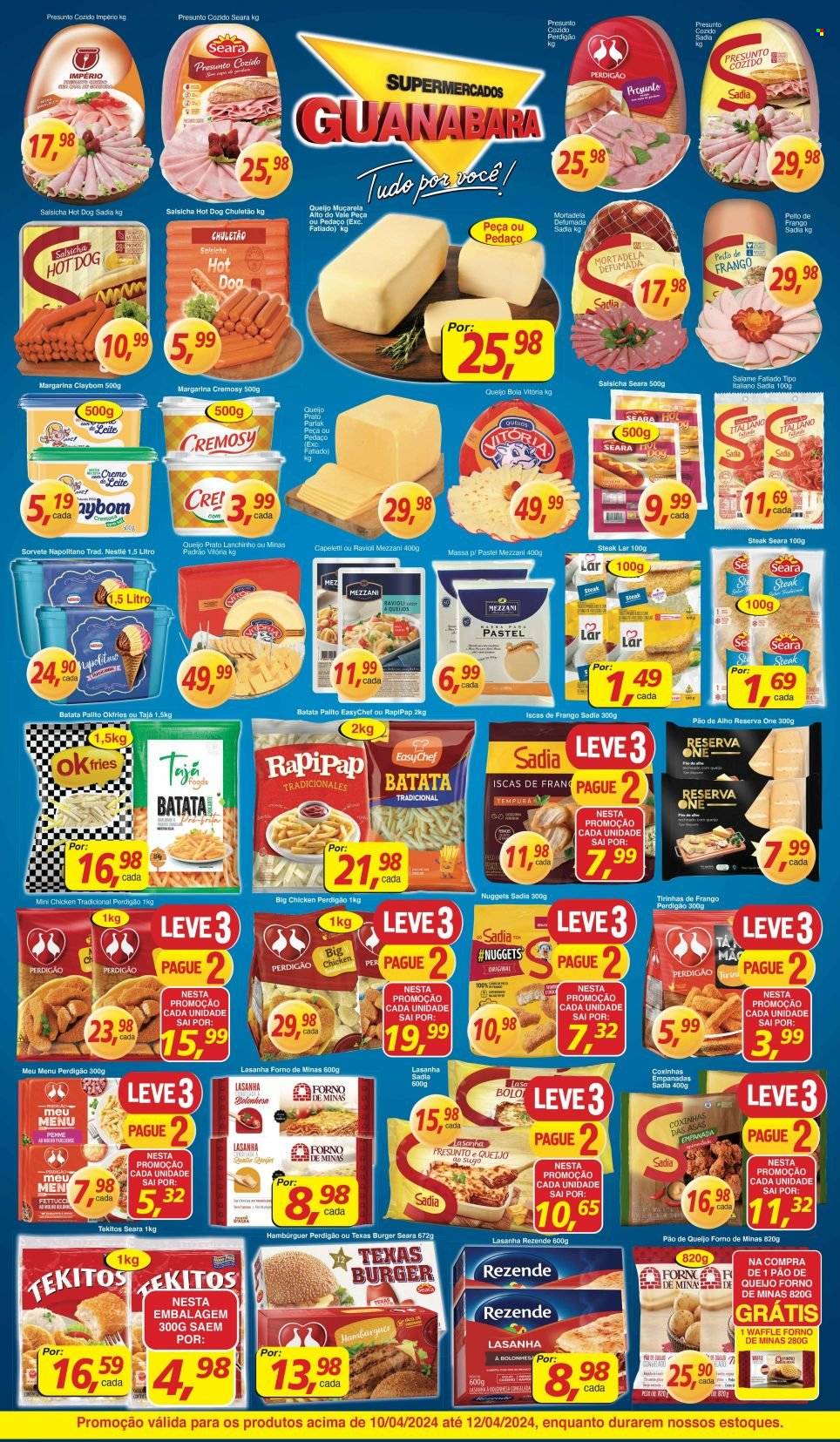 Folheto Supermercados Guanabara - 10/04/2024 - 12/04/2024. Página 4