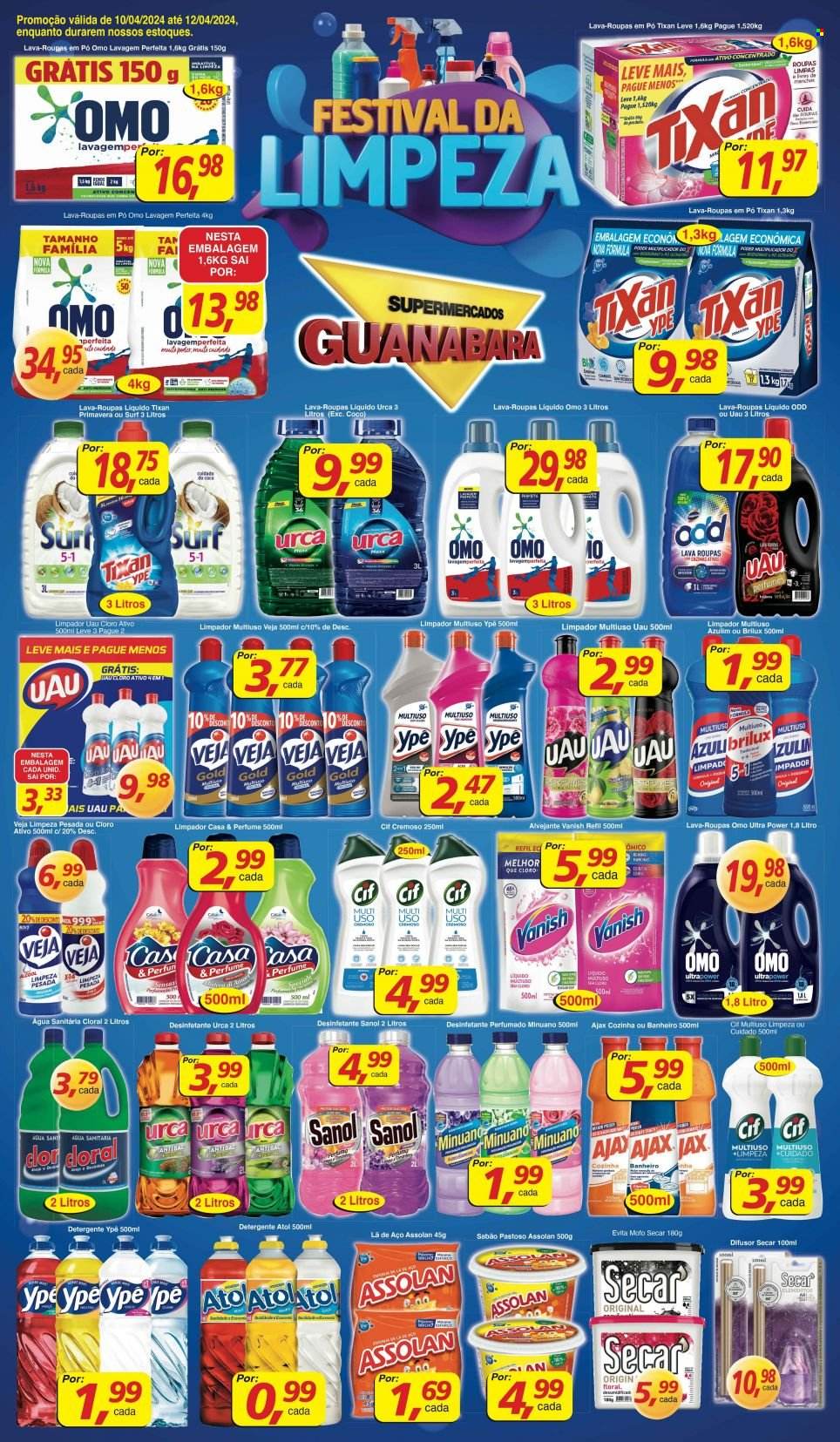 Folheto Supermercados Guanabara - 10/04/2024 - 12/04/2024. Página 8