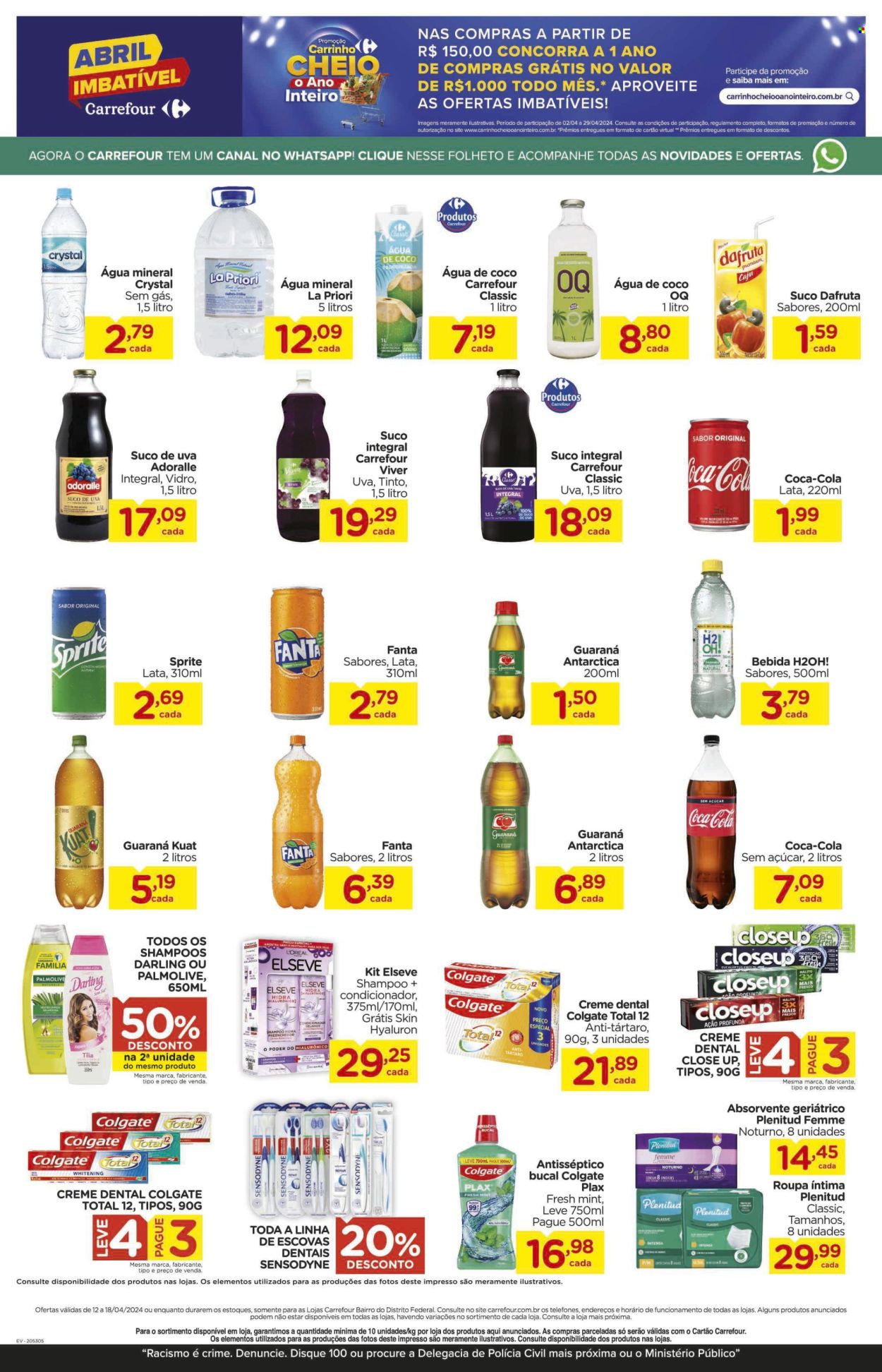 Folheto Carrefour Bairro - 12/04/2024 - 18/04/2024. Página 12