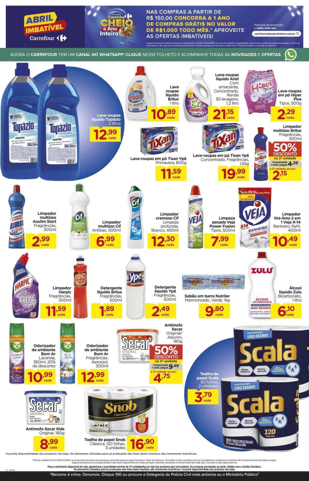 Folheto Carrefour Hiper - 12/04/2024 - 18/04/2024. Página 17