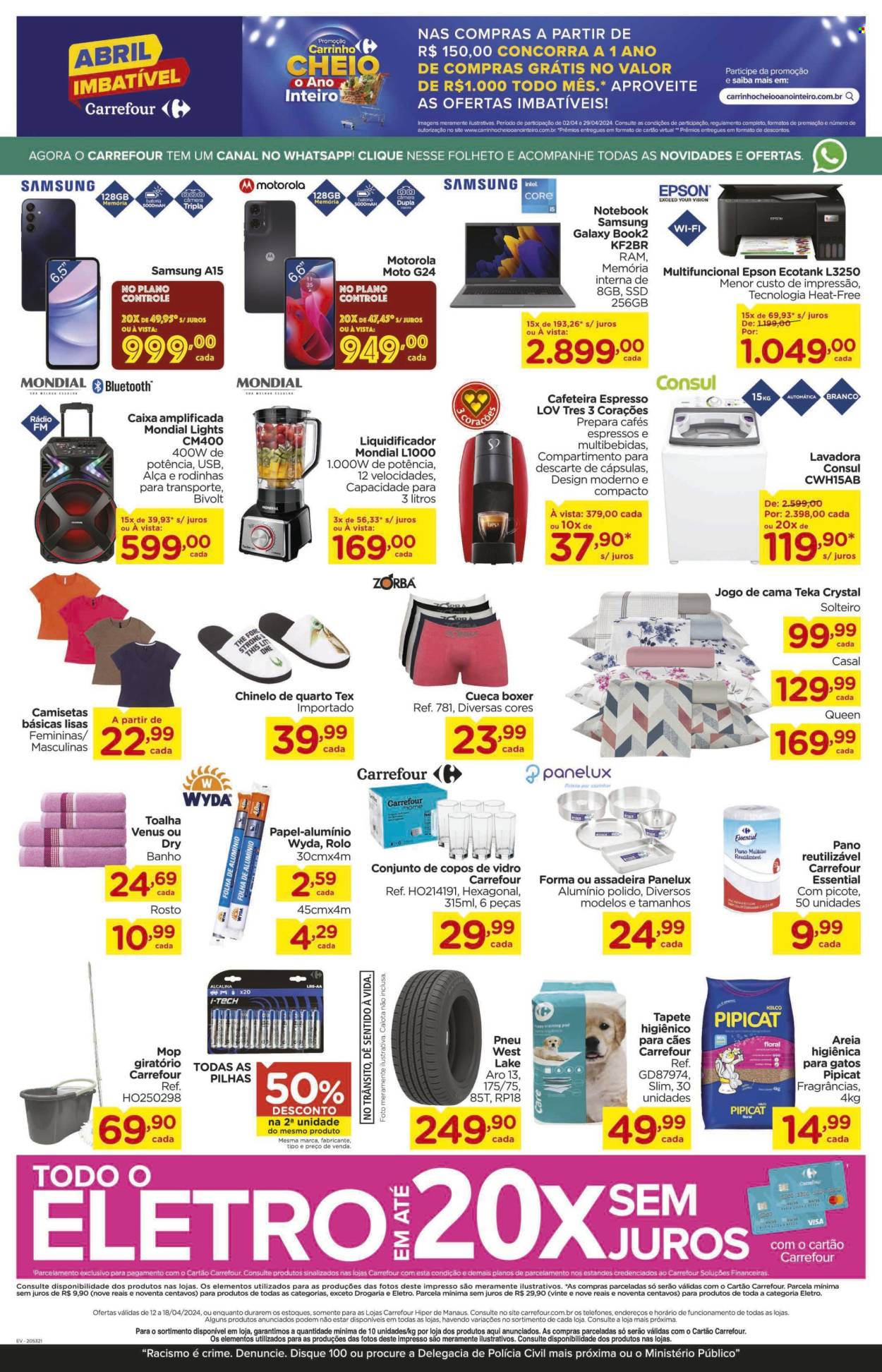 Folheto Carrefour Hiper - 12/04/2024 - 18/04/2024. Página 18