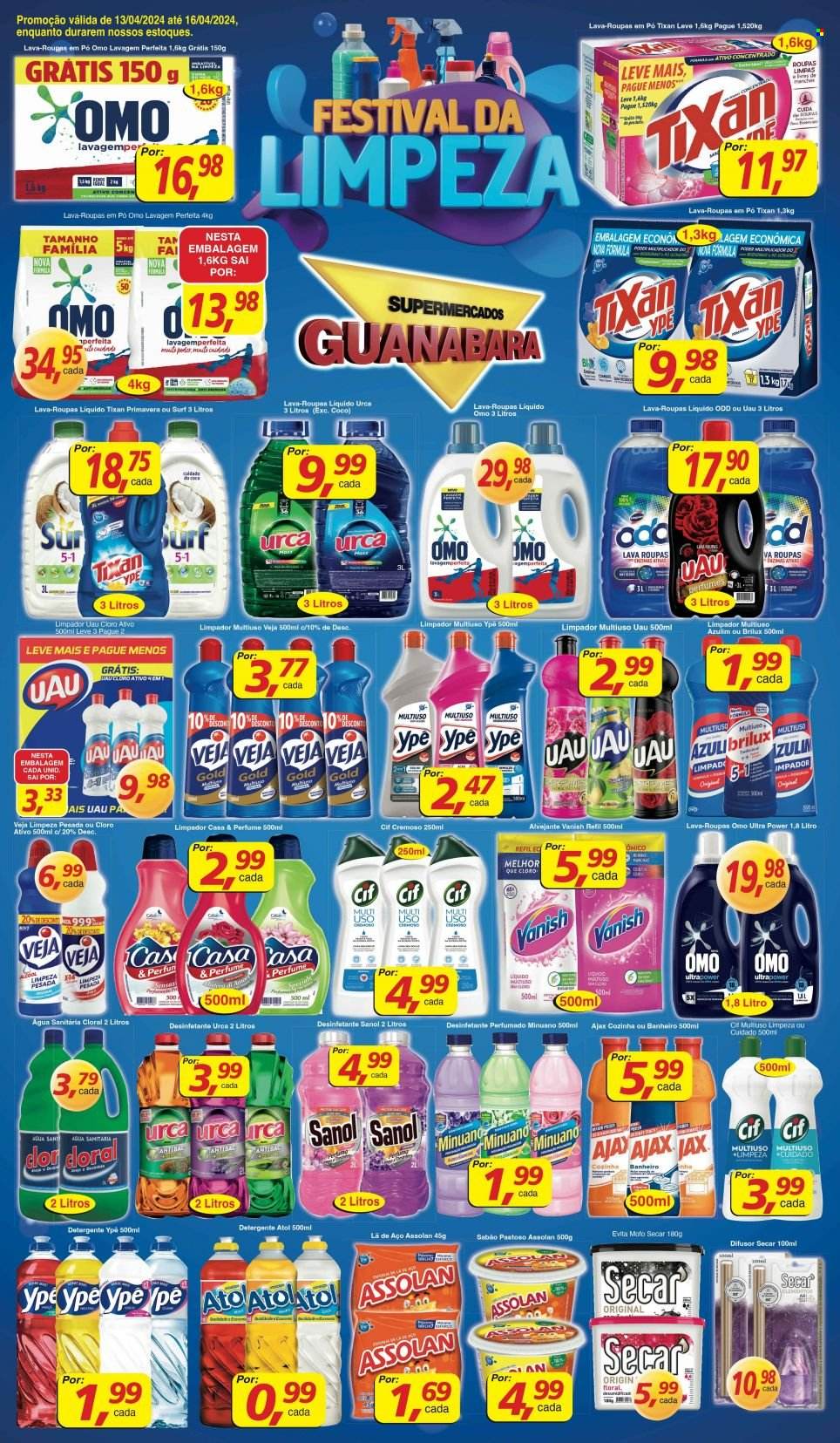 Folheto Supermercados Guanabara - 13/04/2024 - 16/04/2024. Página 8