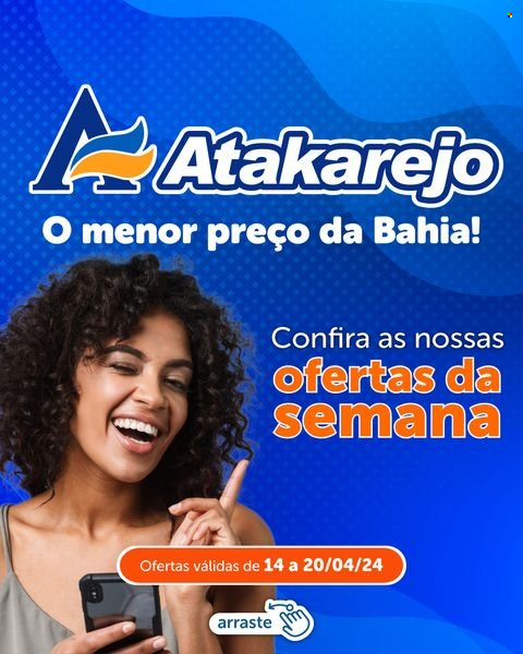 Folheto Atakadão Atakarejo - 14/04/2024 - 20/04/2024. Página 1