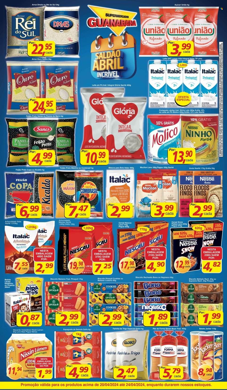 Folheto Supermercados Guanabara - 20/04/2024 - 24/04/2024. Página 2