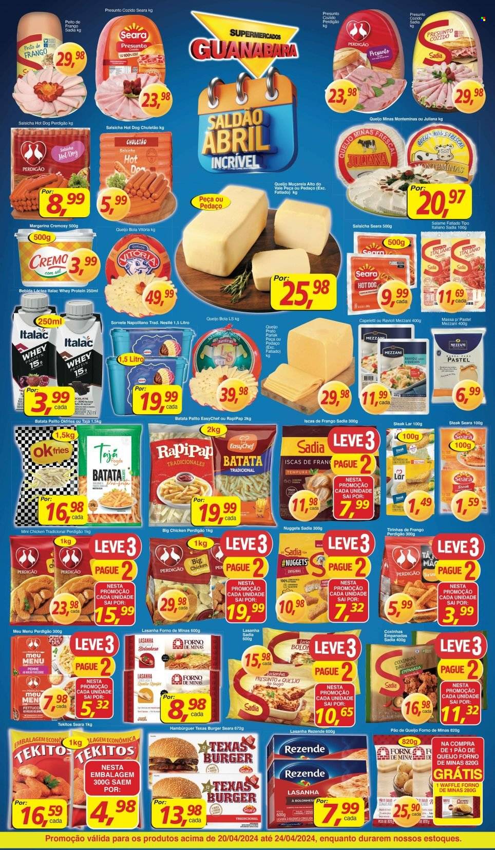 Folheto Supermercados Guanabara - 20/04/2024 - 24/04/2024. Página 4