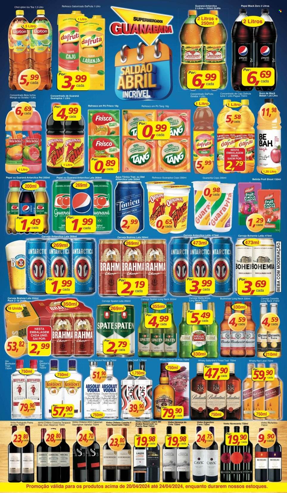 Folheto Supermercados Guanabara - 20/04/2024 - 24/04/2024. Página 6