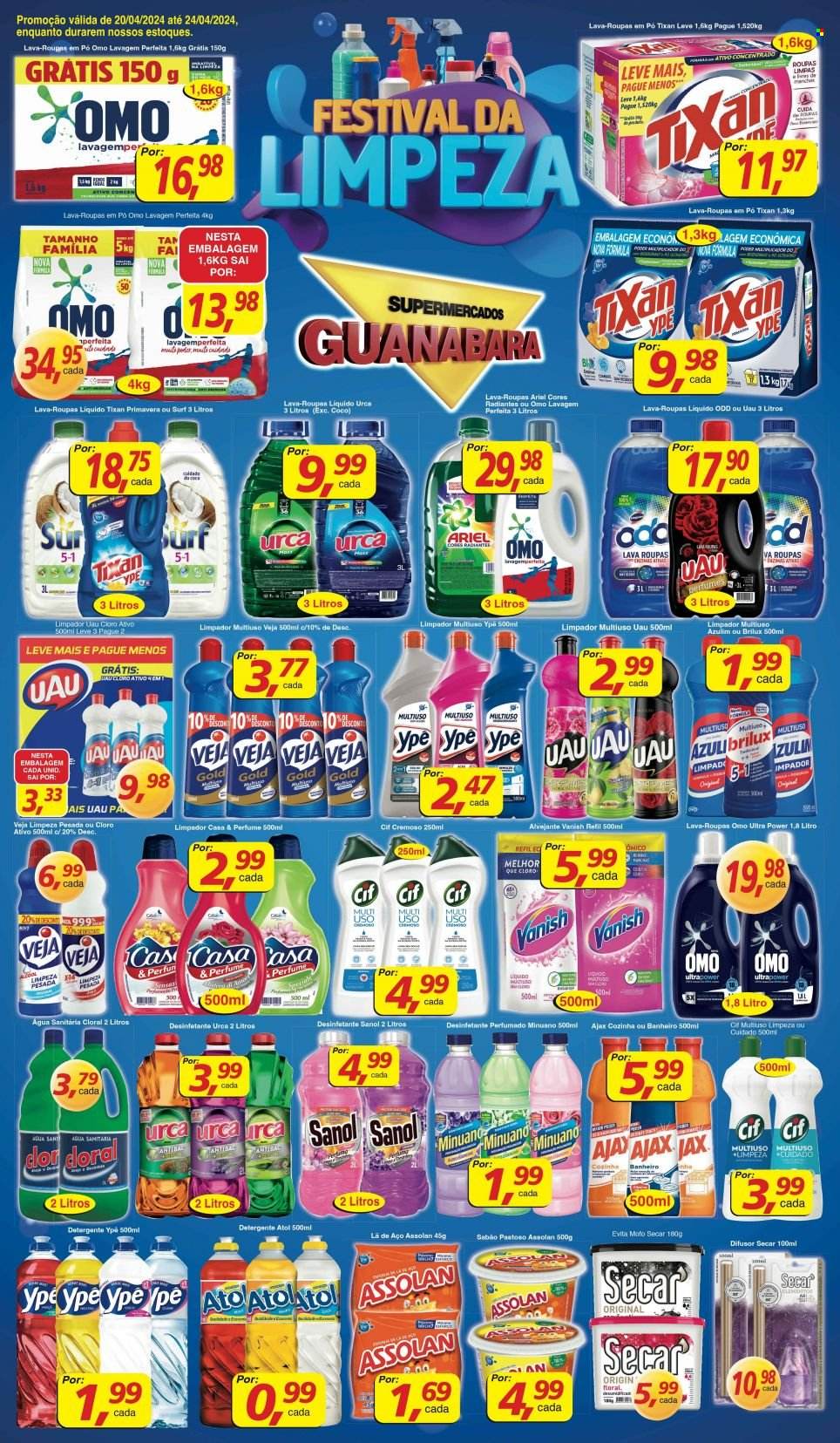 Folheto Supermercados Guanabara - 20/04/2024 - 24/04/2024. Página 8
