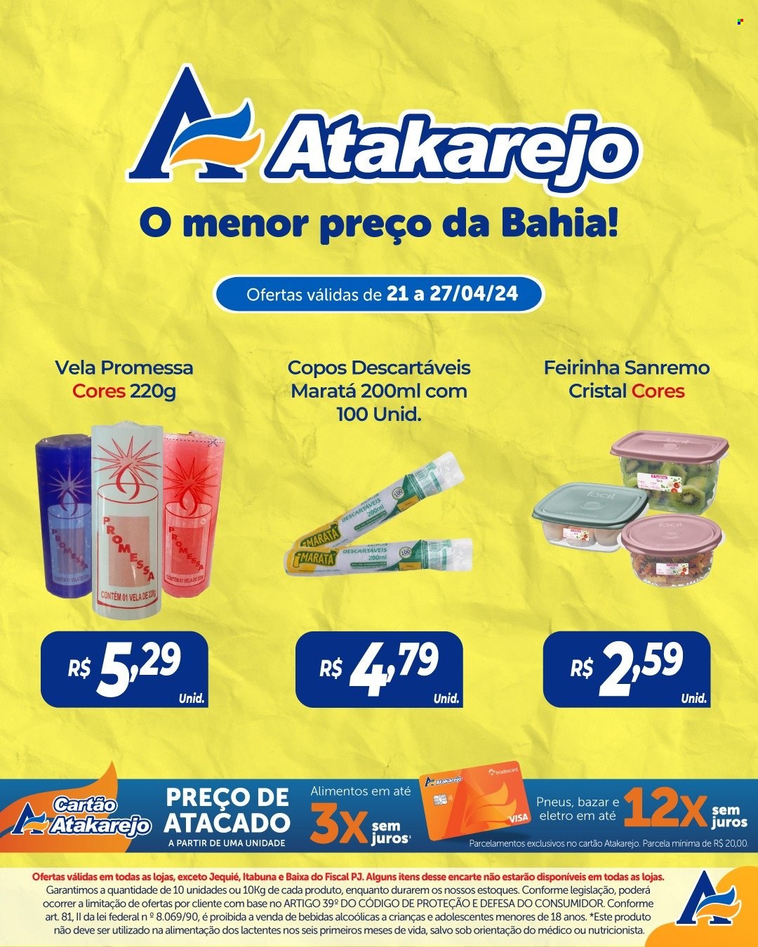 Folheto Atakadão Atakarejo - 21/04/2024 - 27/04/2024. Página 3