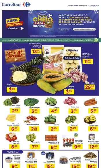 Folheto Carrefour Bairro - 23/04/2024 - 24/04/2024.