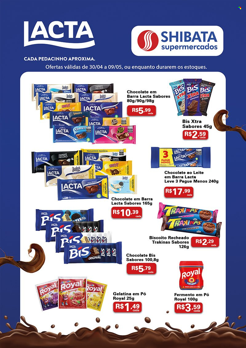 Folheto Shibata Supermercados - 30/04/2024 - 09/05/2024. Página 1