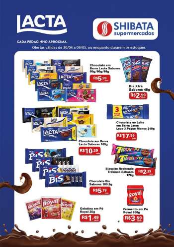 Folheto Shibata Supermercados - 30/04/2024 - 09/05/2024.