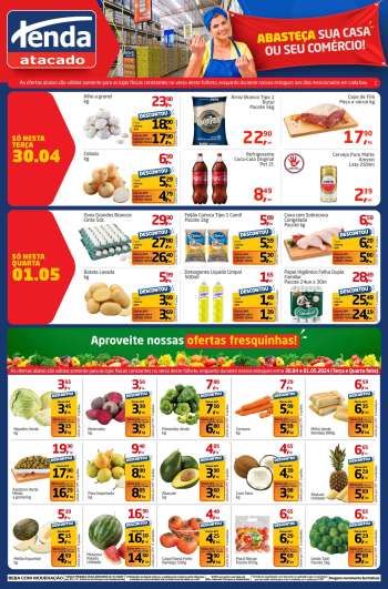 Folheto Tenda Atacado - 30/04/2024 - 01/05/2024.