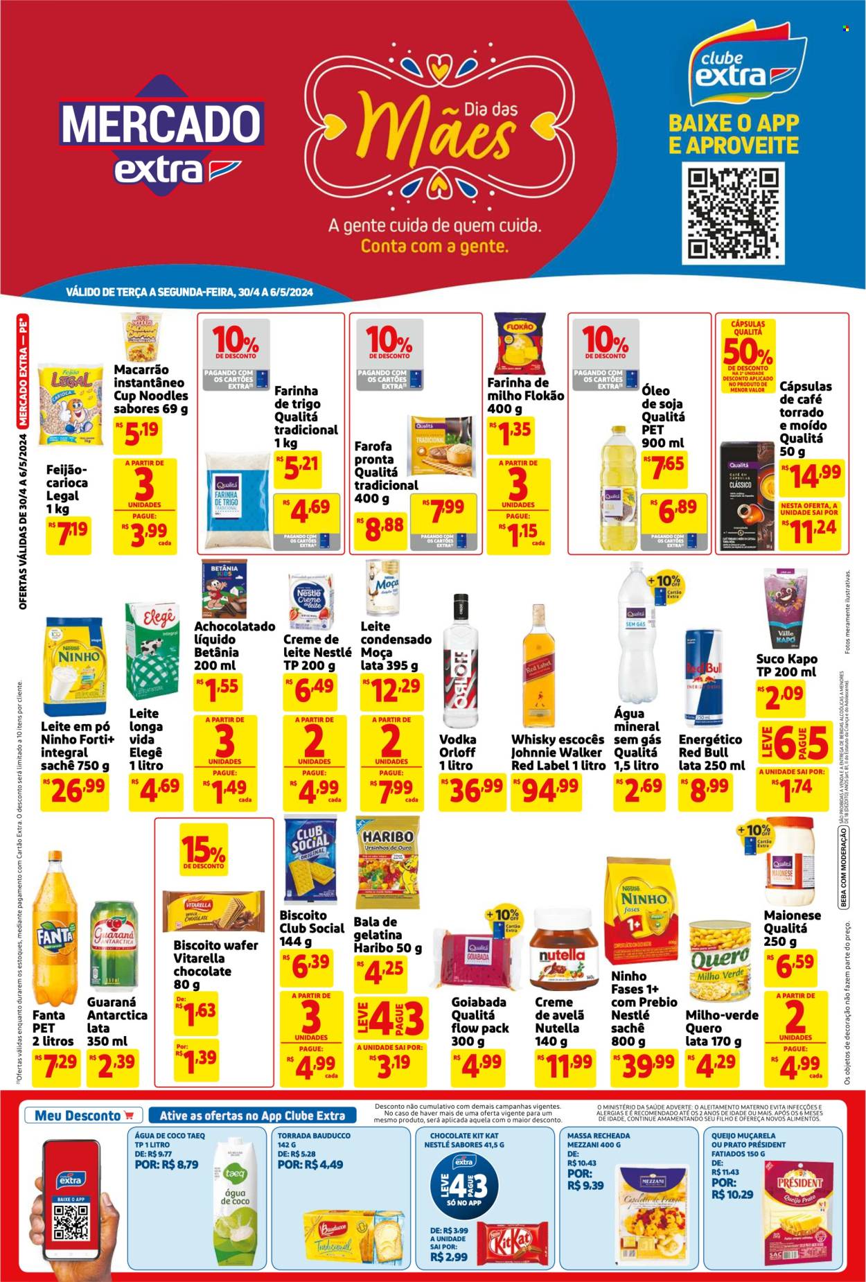 Folheto Mercado Extra - 30/04/2024 - 06/05/2024. Página 1