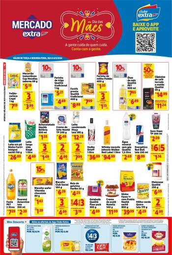 Folheto Mercado Extra - 30/04/2024 - 06/05/2024.