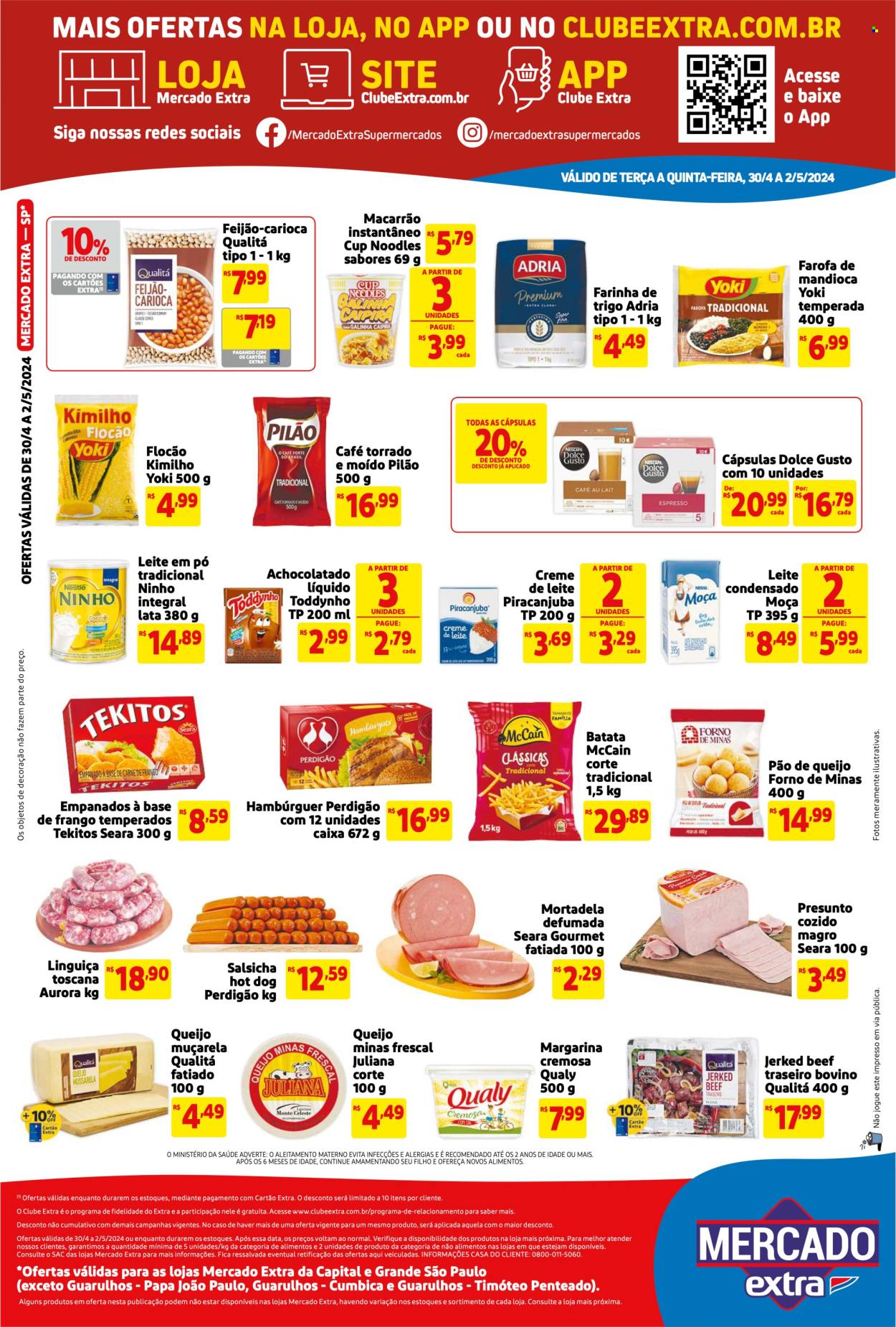 Folheto Mercado Extra - 30/04/2024 - 02/05/2024. Página 2