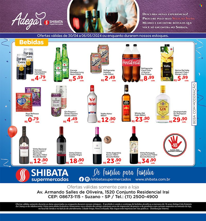 Folheto Shibata Supermercados - 30/04/2024 - 06/05/2024. Página 8
