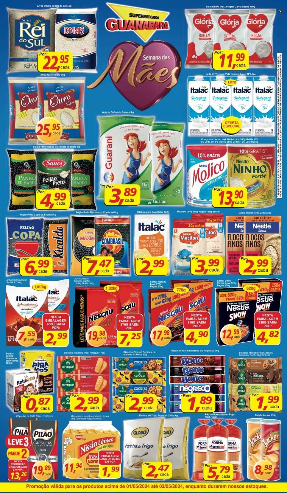 Folheto Supermercados Guanabara - 01/05/2024 - 03/05/2024. Página 2