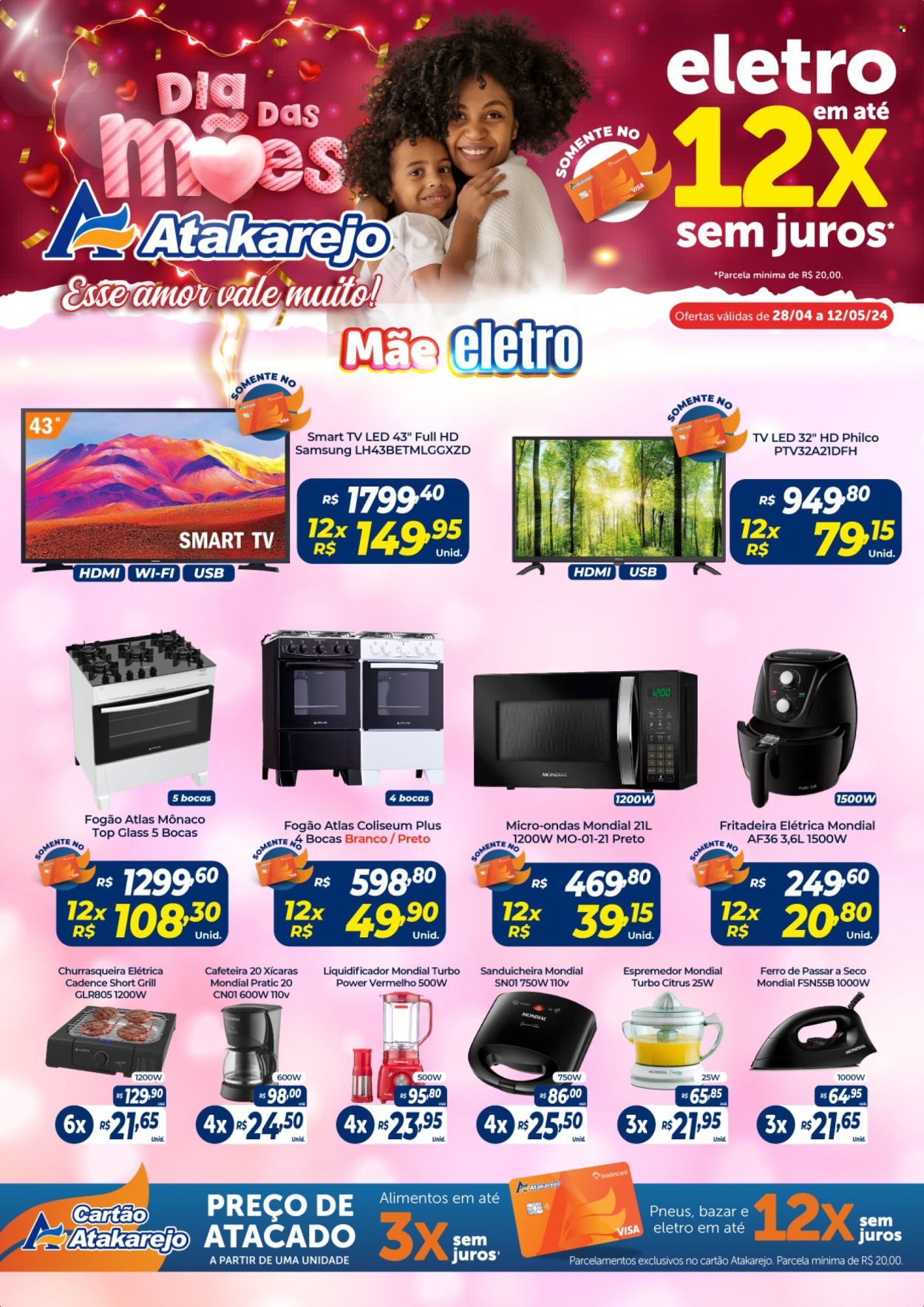 Folheto Atakadão Atakarejo - 28/04/2024 - 12/05/2024. Página 1