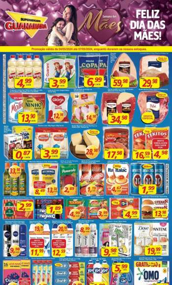 Folheto Supermercados Guanabara - 04/05/2024 - 07/05/2024.