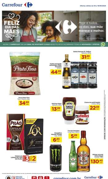 Folheto Carrefour Hiper - 04/05/2024 - 15/05/2024.