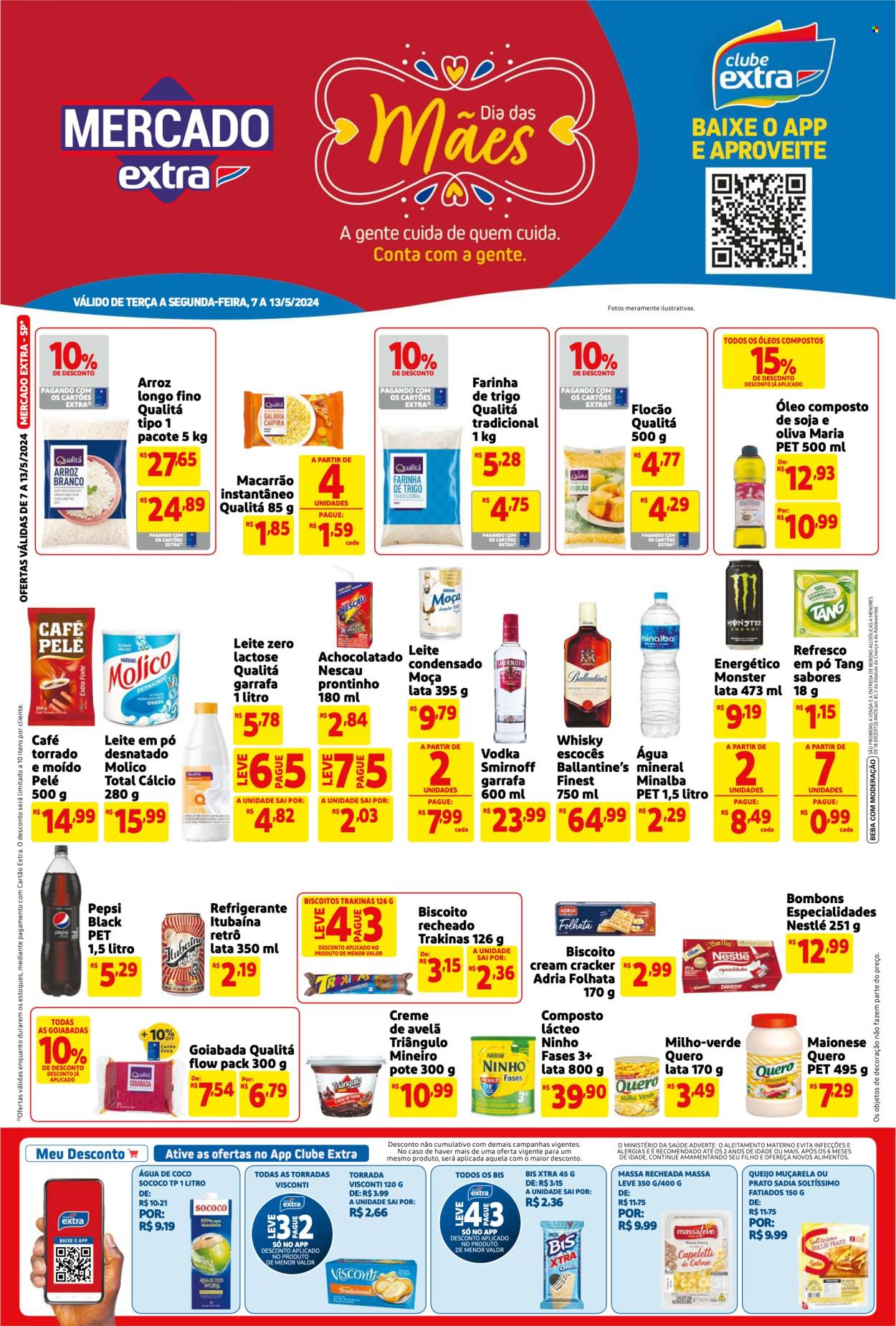Folheto Mercado Extra - 07/05/2024 - 13/05/2024. Página 1